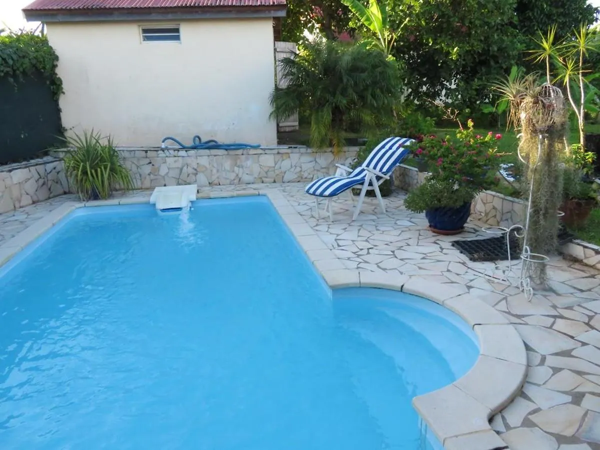 Studio Accueillant A Baie Mahault 20 M² Avec Piscine Privee